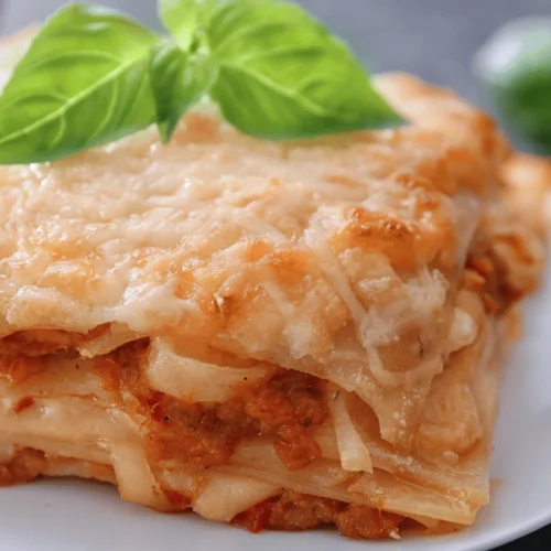 Lasagna with Cottage Cheese