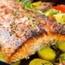 Lemon Garlic Baked Salmon